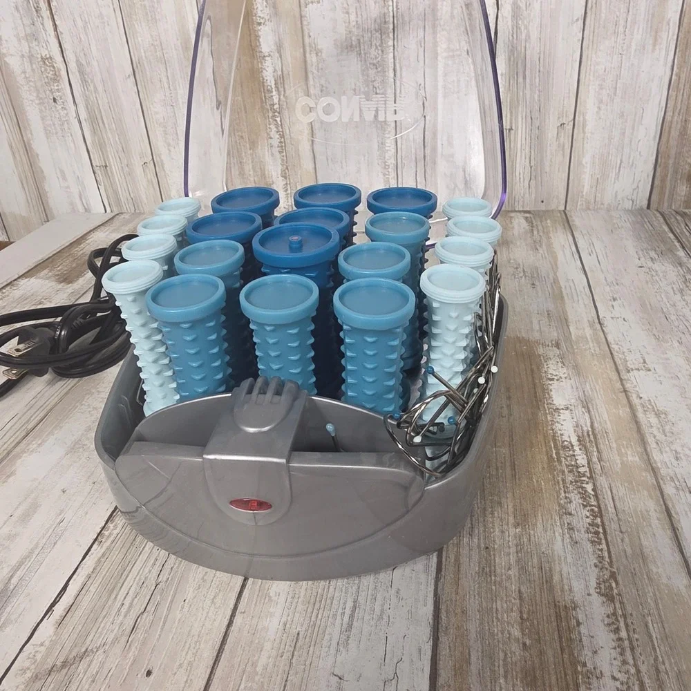 Conair Big Style Small Case 20 Multi-Sized Hot Roller Hairsetter CHW20 Blue